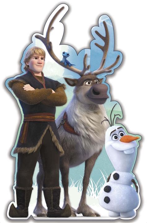 Disney Frozen Kristoff Sven And Olaf Birthday Greeting Card Cards