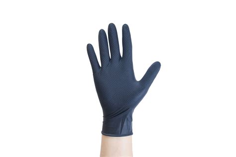 Diamond Grip Nitrile Gloves Black Clenz Ireland