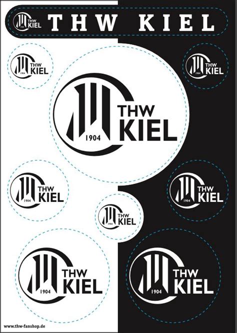 2007 and 2012 were the most successful years in the club's history, as thw completed the treble, winning the domestic league, the domestic cup, and the ehf champions league.in 2012, the team won every league game, a first in any top flight german team. THW Kiel Aufkleberkarte Logo 1St | THW-Kiel Fanshop