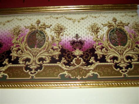 Victorian Wall Paper Border Styles 1860 Reproduction Wallpaper From
