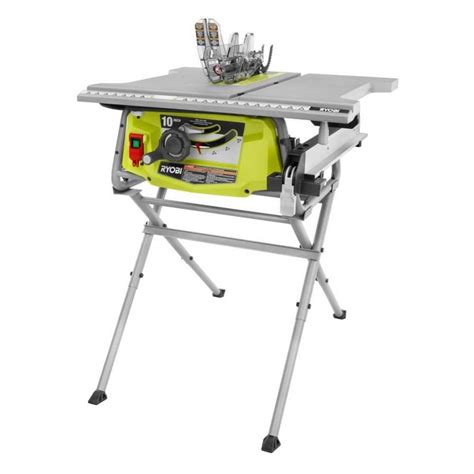 Ryobi 15 Amp 10 Inch Expanded Capacity Table Saw And Rolling Stand