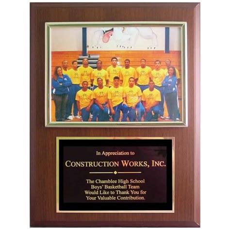 For a given sport, awards are often given for the best players or teams in each country. Sponsor Plaque | Photo Plaque