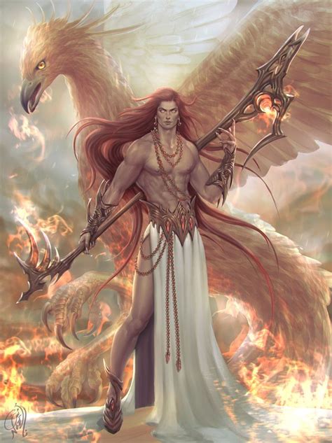 Phoenix By Naznemati On Deviantart Fantasy Art Men Fantasy Art Dark
