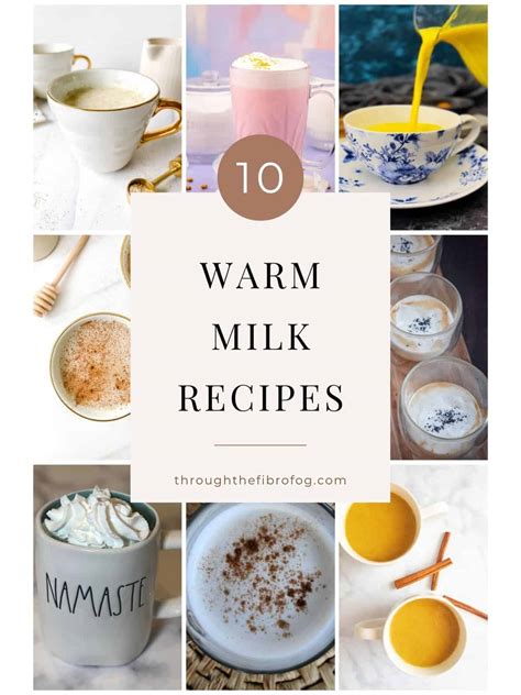 10 warm milk recipes through the fibro fog