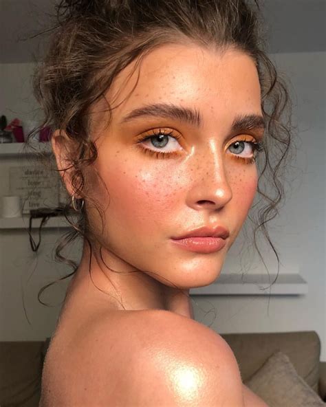 Turning Up The Heat On A Cold Day With Sun Kissed Dewy Freckled Skin