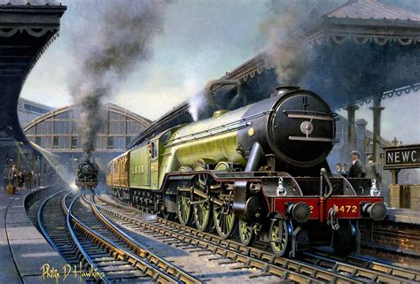 Railway Paintings By Philip D Hawkins Railroad Art Steam Art Steam