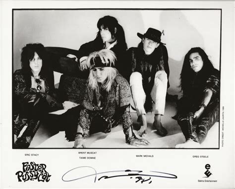 Taime Downe Of Faster Pussycat REAL Hand SIGNED Photo 4 COA
