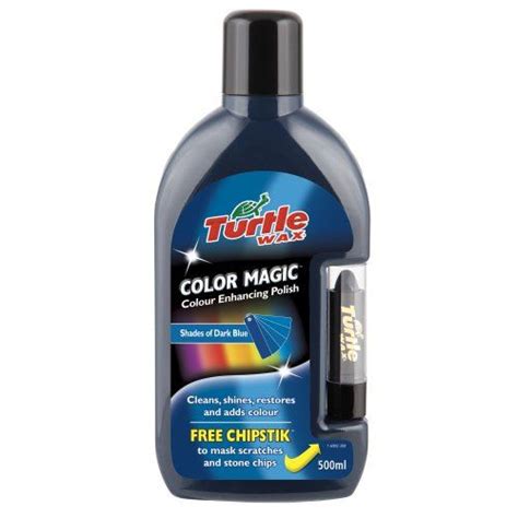 Turtle Wax Fg6902 Dark Blue Color Magic Plus Colored Car Polish Cleans