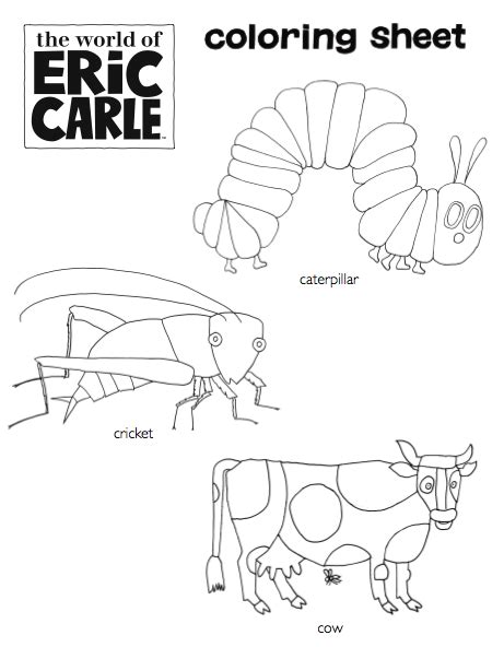 eric carle coloring pages armaniaxhuffman