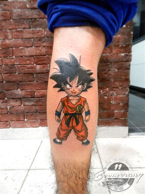 Dragonball Son Goku Tattoo By John Vogdo Tatuajes Tipo De Tatuaje