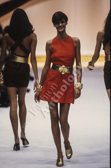Linda Evangelista In Genny 1991 Women Archive Fashion Linda