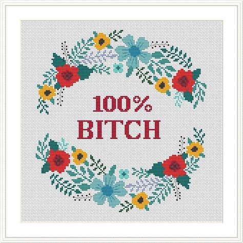 Girls Names In Cross Stitch Floral Wreath With Name Cross Hot Sex Picture