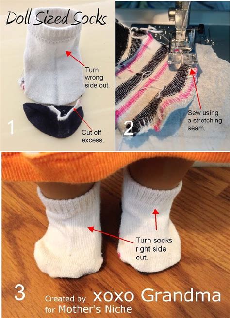 How To Make Doll Socks
