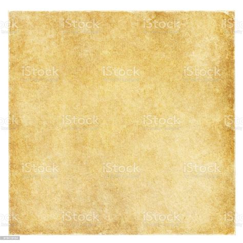Old Paper With Frayed Edges Isolated On The White Stock Photo