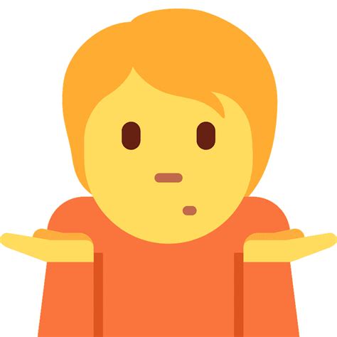 Man Shrugging Shrug Emoji Png Stunning Free Transparent Png Clipart