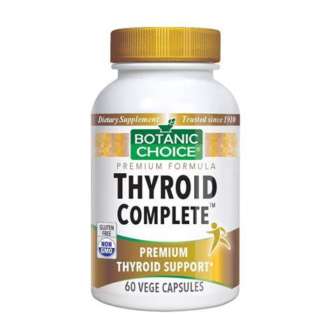 Botanic Choice Thyroid Complete Support Supplement 60 Vege Capsules
