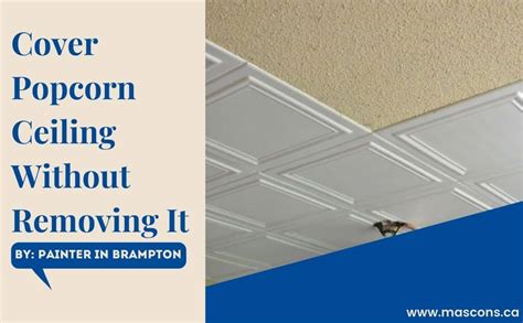 Popcorn (acoustical) ceilings are a quick and cheap way to finish sheetrock ceilings and were all the rage in the '60s and '70s. How to Cover Popcorn Ceiling Without Removing It