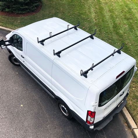 Vantech Heavy Duty 3 Bar Ladder Roof Rack Fits Ford Transit Cargo Van
