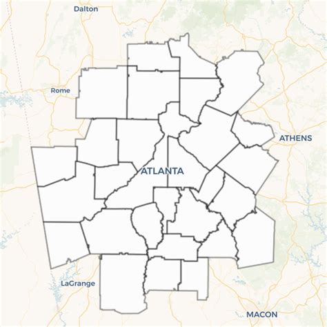 25 Atlanta Metro Counties Map Maps Online For You