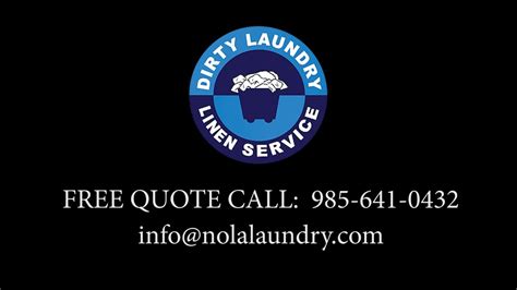 Dirty Laundry Linen Service Youtube