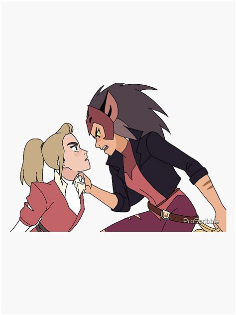 Angry Catra And Adora Sticker For Sale By Proscribble Redbubble