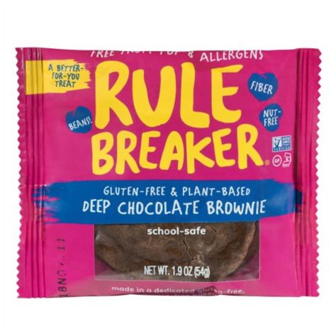 Rule Breaker Deep Chocolate Brownie 1 Ct Fred Meyer