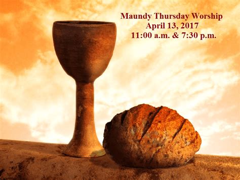 Holy thursday, also known as maundy thursday, great and holy thursday and sheer thursday occurs on the thursday before easter sunday1. "For the forgiveness of sins" - Maundy Thursday Worship ...