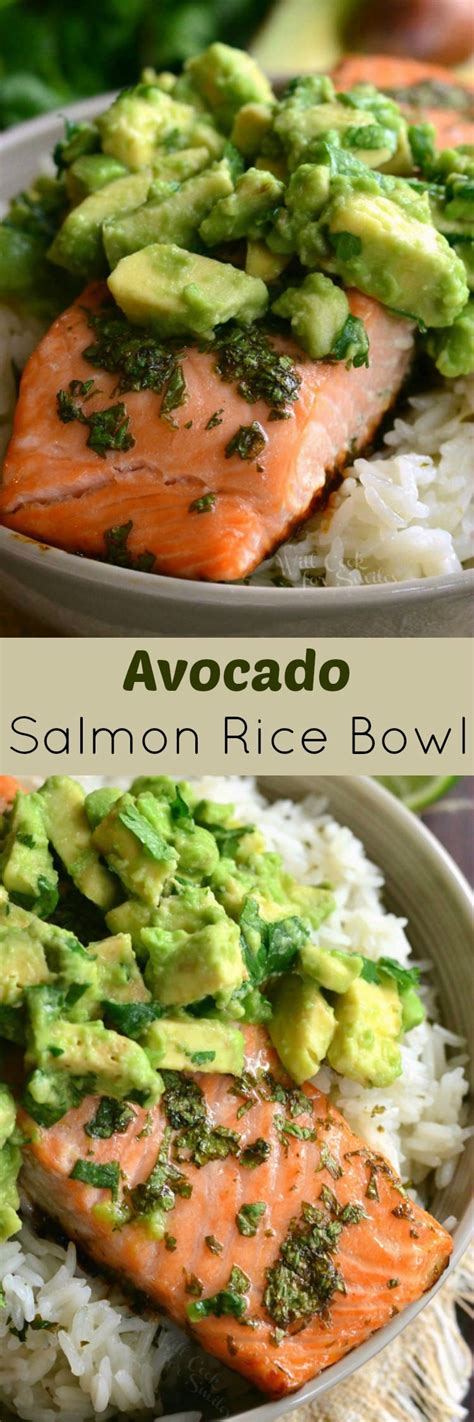 Avocado Salmon Rice Bowl Will Cook For Smiles