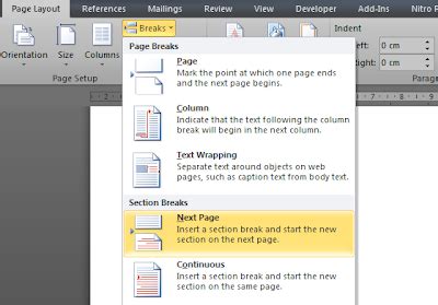Pada microsoft word versi mac, jika anda tidak melihat halaman templat, klik pilihan file pada bilah menu yang ada di atas layar dan pilih. nurhamim's blog: Cara mengatur nomor halaman dengan format ...