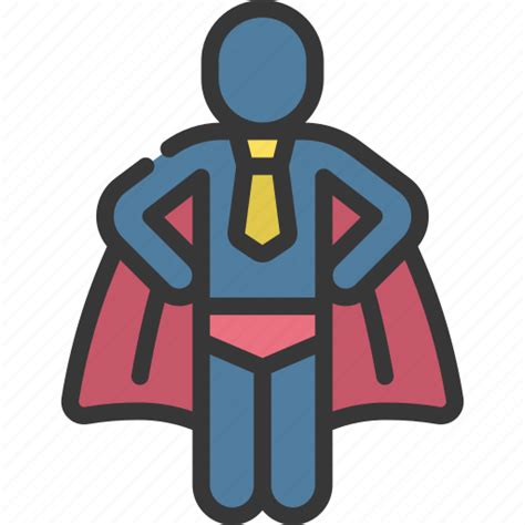 Business Superhero People Stickman Hero Icon Download On Iconfinder