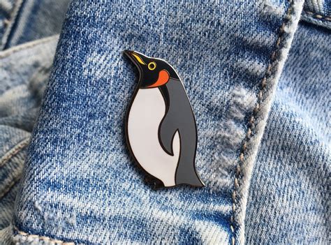 Emperor Penguin Enamel Pin Badge in 2021 | Enamel pin badge, Enamel pins, Enamel pin etsy