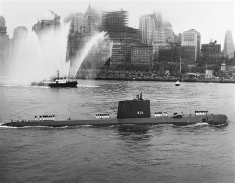 vintage american images uss nautilus launched the first nuclear powered submarine