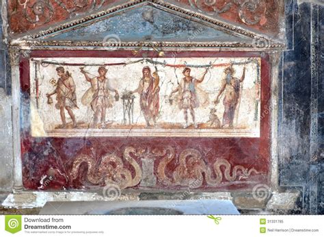Ancient Roman Fresco Stock Image Image Of Rome Fresco 31331785
