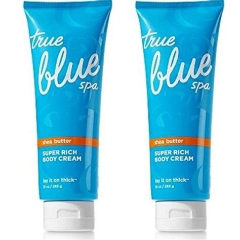 Bath And Body Works True Blue Spa Lay It On Thick Super Rich Body Cream