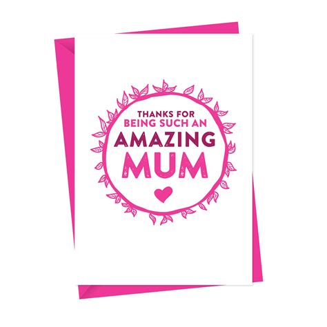 Awesome Mum Mothers Day Card A Is For Alphabet