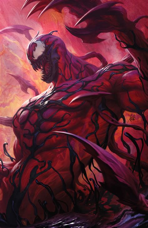 Absolute Carnage 01 Variant Cover By Artgerm Carnage Marvel Venom