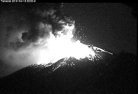 Popocatepetl Volcano Sends Ash Over Puebla In Dramatic Explosion