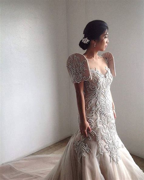 Bridal Inspiration These Modern Filipiniana Dresses Are Perfect For Filipino Themed