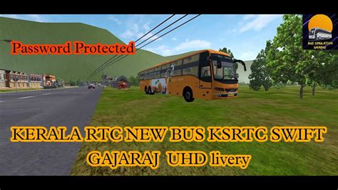 Ksrtc Swift Gajaraj Uhd Livery Watch Full Video Bus Simulation Gaming Ibsgaming Youtube