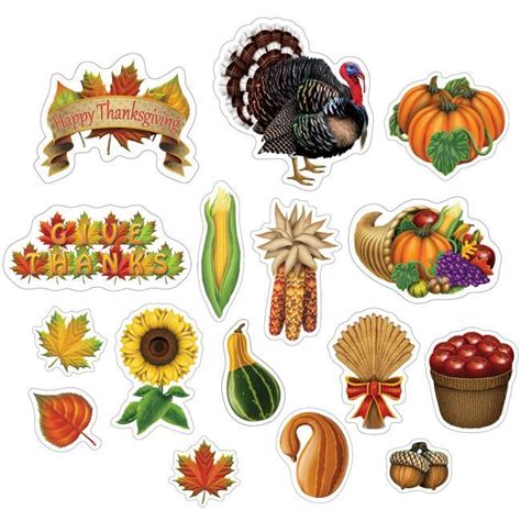 Thanksgiving Cutouts 2 Thanksgiving Party Decor Thanksgiving Party
