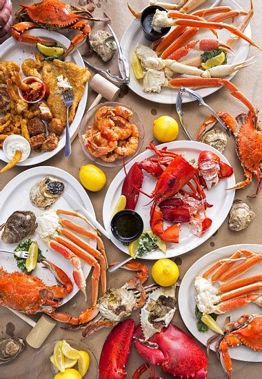Seafood Feast By Linda Hughes Photo Stock Studionow
