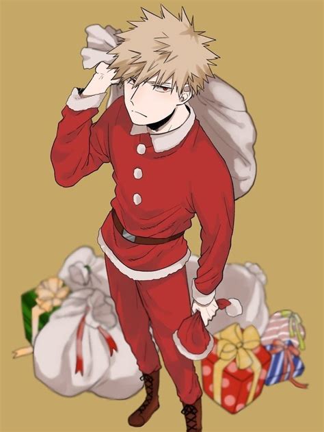 Katsuki Bakugo Cómo Novio Anime My Hero Academia Manga Anime Christmas