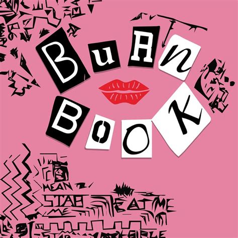 The plastics shows the burn book to cady. Burn Book from Mean Girls Design | Spiffy Bee Shop | Wall ...