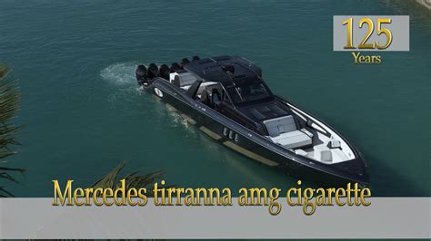 2020 Mercedes Cigarette Racing Boat 2700 Hp 59 Tirranna Amg Edition