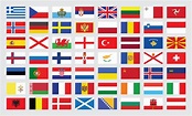 bandeiras da europa. bandeira dos países europeus 10550233 Vetor no ...