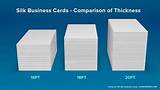 Average Business Card Thickness Photos