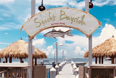 Key Largos Exotic Hideaway Snooks Bayside Restaurant And Grand Tiki