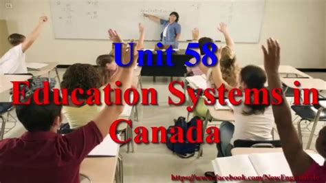 Education Systems In Canada Learn English Via Listening Level 3 Unit 58