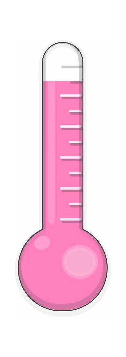 Thermometer Pink Shiny Weather Instruments Wpclipart Webp