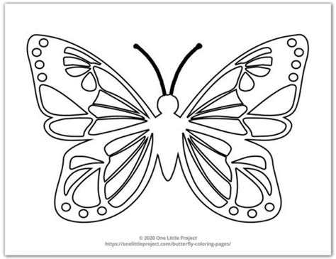 Beautiful Butterflies Coloring Pages